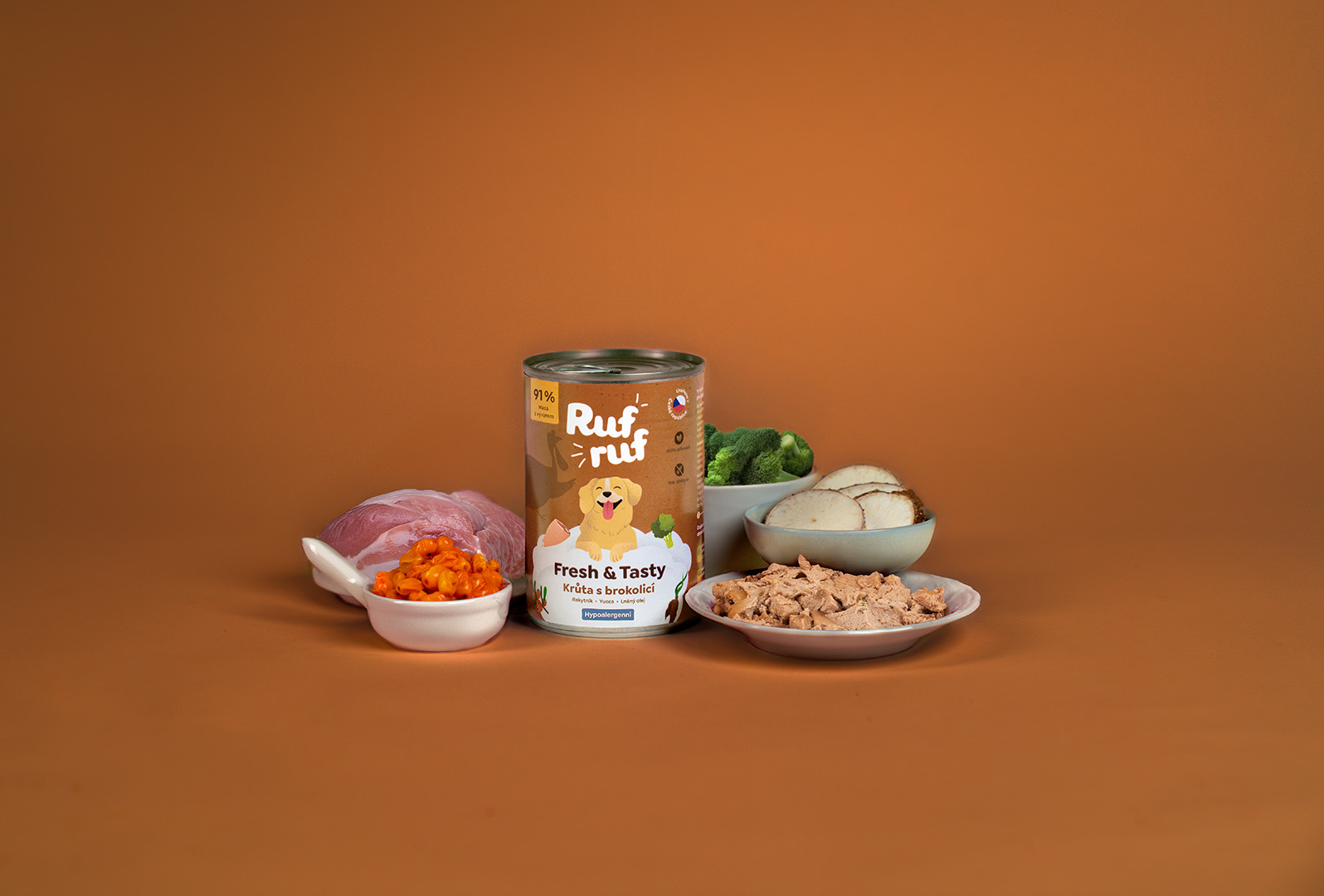 Rufruf Krůta s brokolicí 400 g