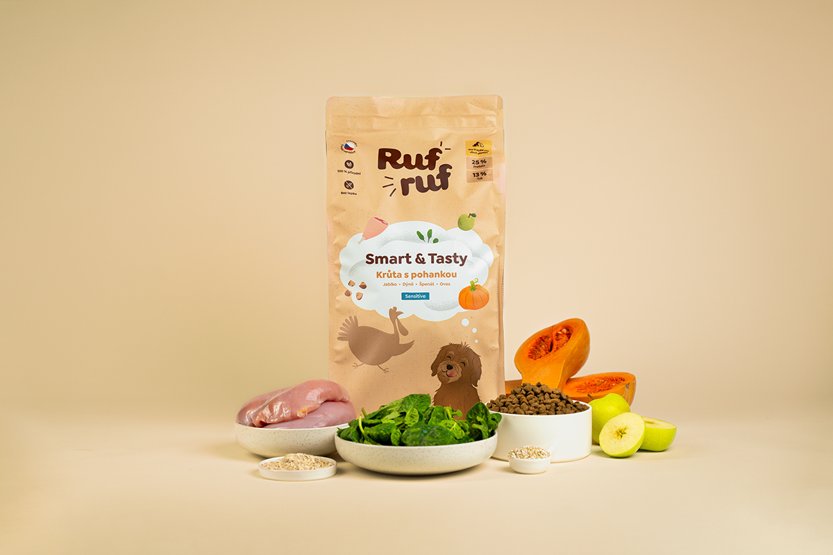 Rufruf Krůta s pohankou a probiotiky Vzorek (100g) Rufruf Krůta s pohankou a probiotiky Vzorek (100g)