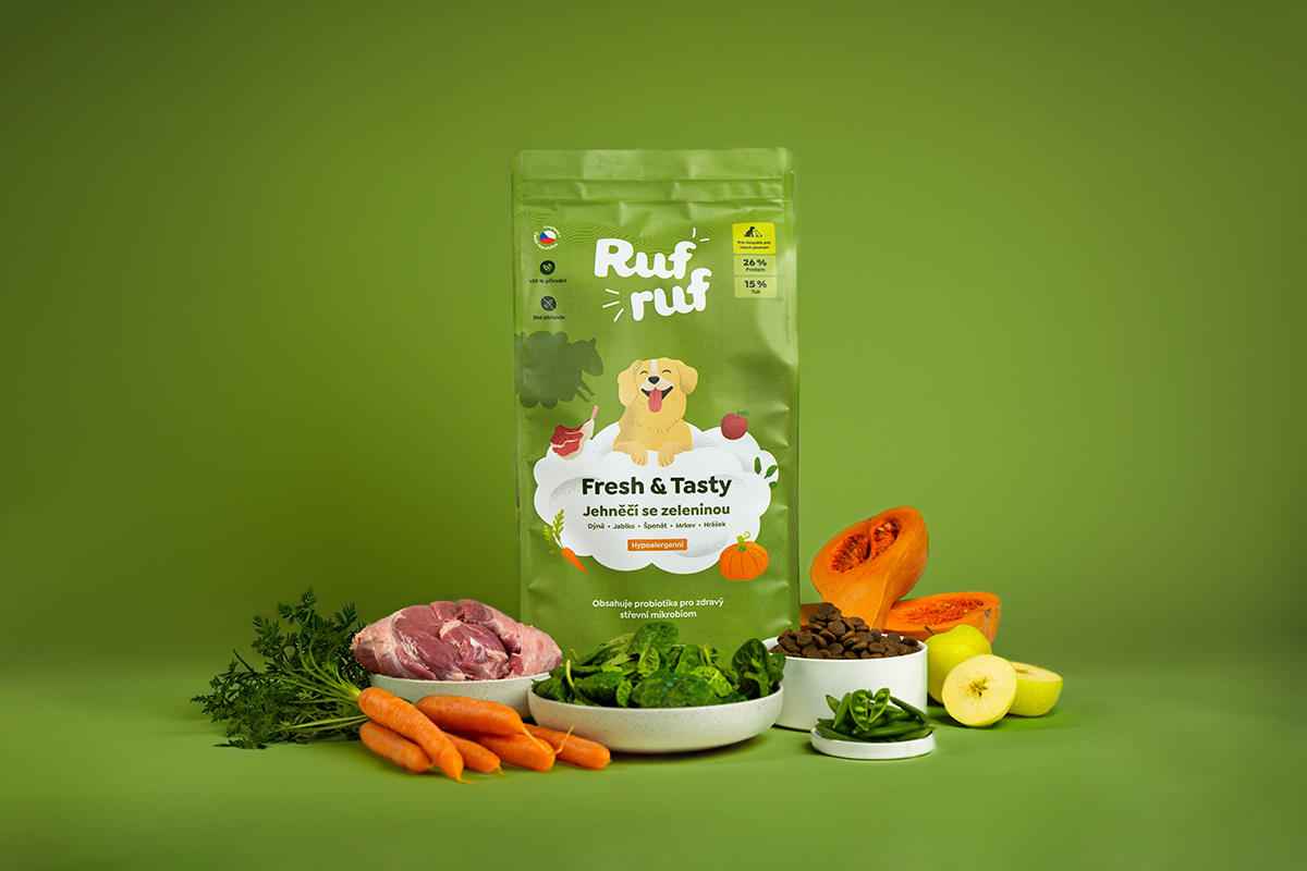 Rufruf Jehněčí se zeleninou a probiotiky 2 kg