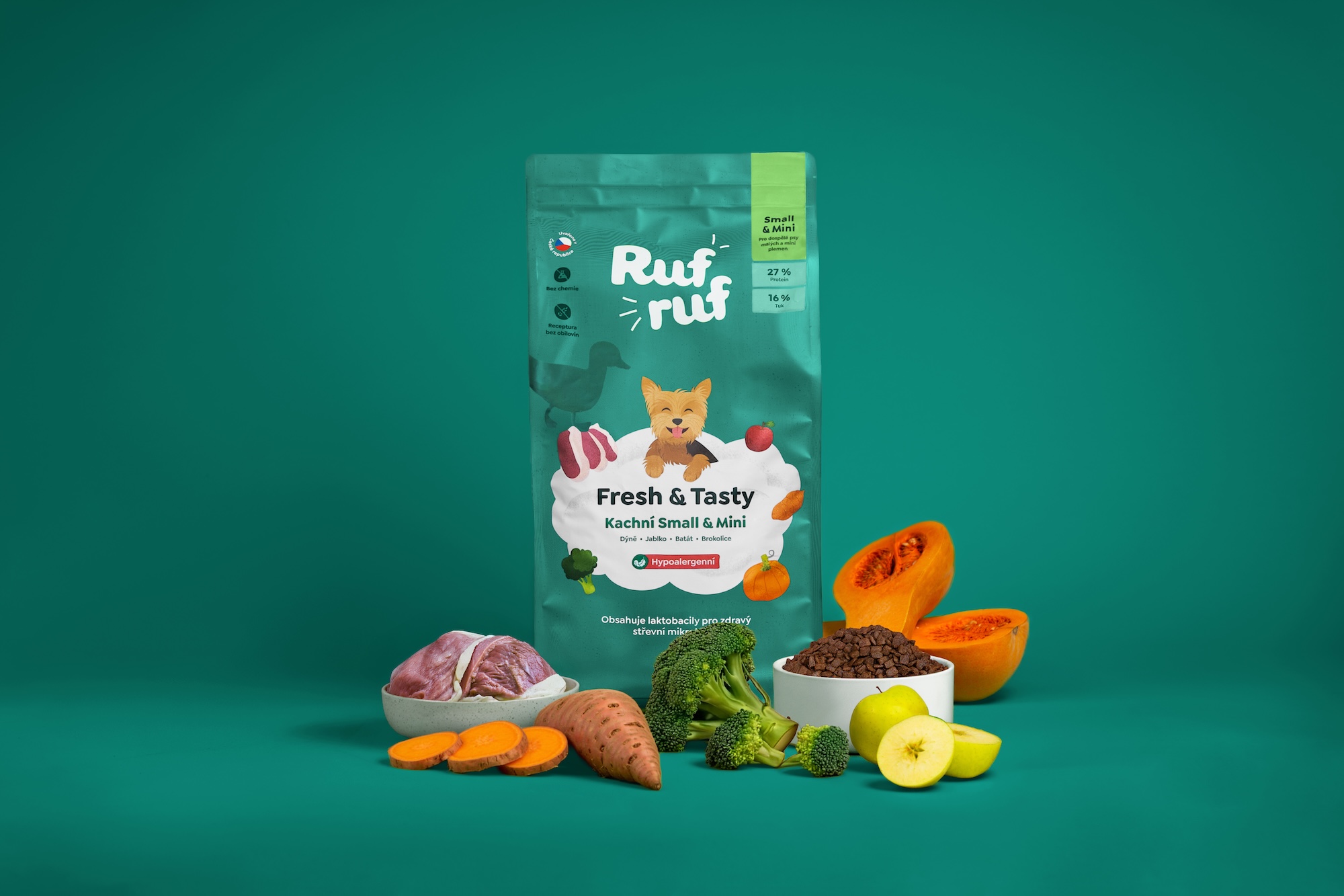 Rufruf Kachna Small & Mini Vzorek (100g)